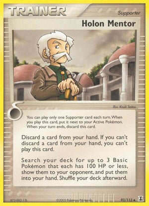 Pokemon TCG - EX Delta Species - Holon Mentor - 93/113