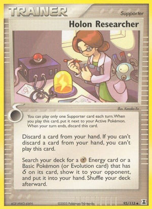 Pokemon TCG - EX Delta Species - Holon Researcher - 95/113