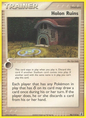 Pokemon TCG - EX Delta Species - Holon Ruins - 96/113 - Reverse Holofoil