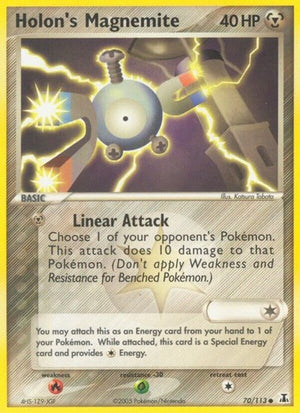 Pokemon TCG - EX Delta Species - Holon's Magnemite - 70/113