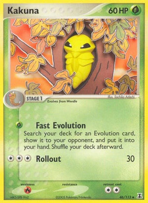 Pokemon TCG - EX Delta Species - Kakuna - 46/113
