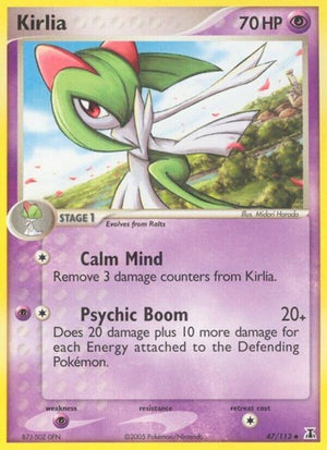 Pokemon TCG - EX Delta Species - Kirlia - 47/113