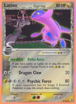 Pokemon TCG - EX Delta Species - Latios - 9/113 - Holofoil