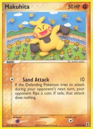 Pokemon TCG - EX Delta Species - Makuhita - 75/113