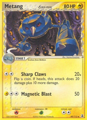 Pokemon TCG - EX Delta Species - Metang - 49/113