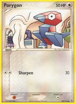 Pokemon TCG - EX Delta Species - Porygon - 80/113