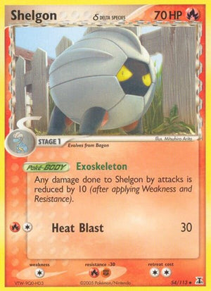 Pokemon TCG - EX Delta Species - Shelgon - 54/113
