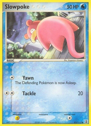 Pokemon TCG - EX Delta Species - Slowpoke - 83/113