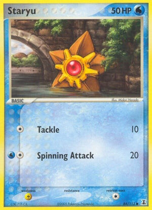 Pokemon TCG - EX Delta Species - Staryu - 84/113 - Reverse Holofoil