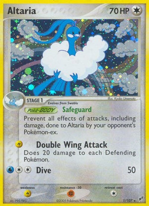 Pokemon TCG - EX Deoxys - Altaria - 1/107 - Reverse Holofoil
