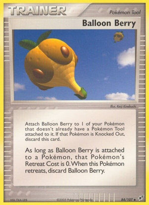Pokemon TCG - EX Deoxys - Balloon Berry - 84/107 - Reverse Holofoil