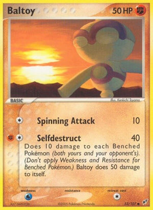 Pokemon TCG - EX Deoxys - Baltoy - 53/107