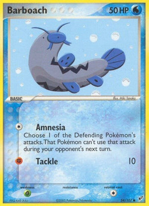 Pokemon TCG - EX Deoxys - Barboach - 54/107 - Reverse Holofoil