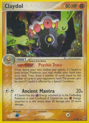 Pokemon TCG - EX Deoxys - Claydol - 5/107 - Reverse Holofoil