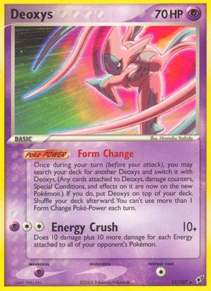 Pokemon TCG - EX Deoxys - Deoxys - 17/107