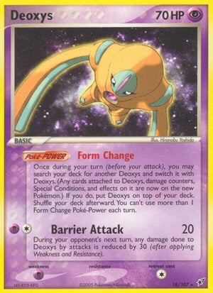 Pokemon TCG - EX Deoxys - Deoxys - 18/107