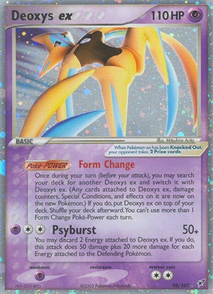 Pokemon TCG - EX Deoxys - Deoxys ex - 98/107 - Holofoil