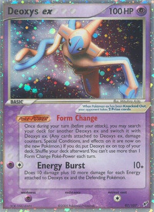 Pokemon TCG - EX Deoxys - Deoxys ex - 97/107 - Holofoil