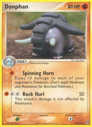 Pokemon TCG - EX Deoxys - Donphan - 30/107