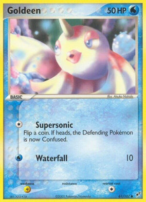 Pokemon TCG - EX Deoxys - Goldeen - 61/107 - Reverse Holofoil
