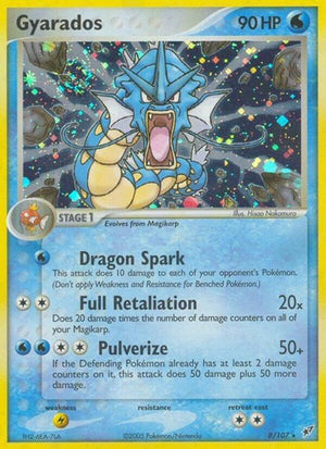 Pokemon TCG - EX Deoxys - Gyarados - 8/107 - Holofoil