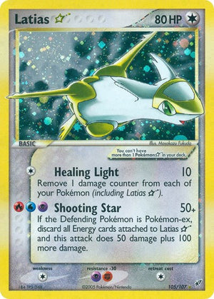 Pokemon TCG - EX Deoxys - Latias Star - 105/107