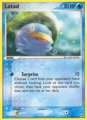 Pokemon TCG - EX Deoxys - Lotad - 35/107 - Reverse Holofoil