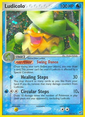 Pokemon TCG - EX Deoxys - Ludicolo - 10/107