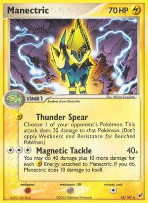 Pokemon TCG - EX Deoxys - Manectric - 38/107