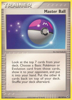 Pokemon TCG - EX Deoxys - Master Ball - 88/107 - Reverse Holofoil