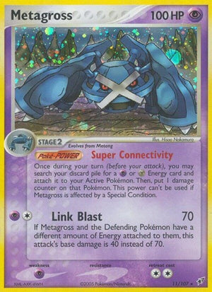 Pokemon TCG - EX Deoxys - Metagross - 11/107 - Holofoil