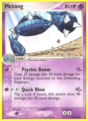Pokemon TCG - EX Deoxys - Metang - 40/107