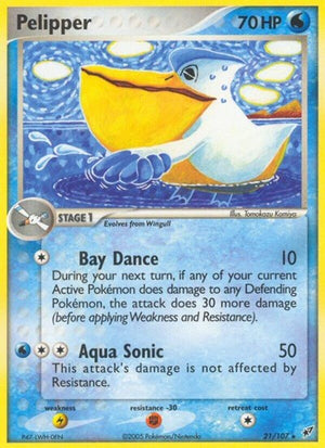 Pokemon TCG - EX Deoxys - Pelipper - 21/107
