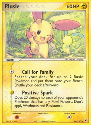 Pokemon TCG - EX Deoxys - Plusle - 44/107