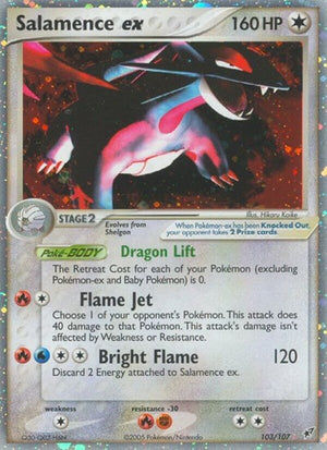 Pokemon TCG - EX Deoxys - Salamence ex - 103/107