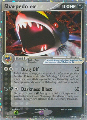 Pokemon TCG - EX Deoxys - Sharpedo ex - 104/107