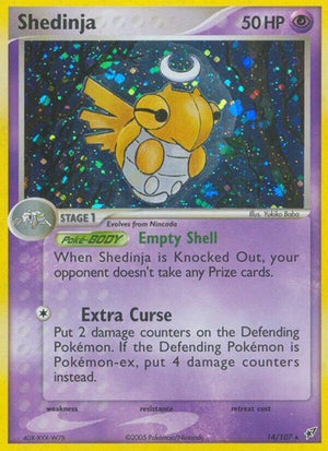Pokemon TCG - EX Deoxys - Shedinja - 14/107 - Holofoil