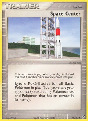 Pokemon TCG - EX Deoxys - Space Center - 91/107