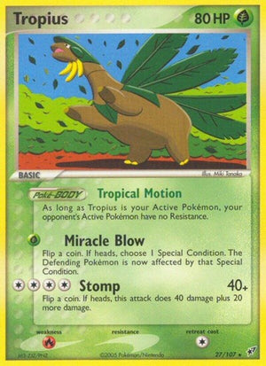 Pokemon TCG - EX Deoxys - Tropius - 27/107