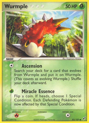 Pokemon TCG - EX Deoxys - Wurmple - 82/107