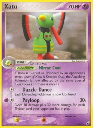 Pokemon TCG - EX Deoxys - Xatu - 29/107 - Reverse Holofoil