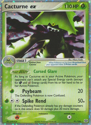 Pokemon TCG - EX Emerald - Cacturne ex - 91/106 - Holofoil