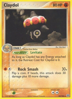 Pokemon TCG - EX Emerald - Claydol - 24/106