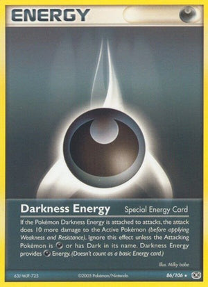 Pokemon TCG - EX Emerald - Darkness Energy - 86/106