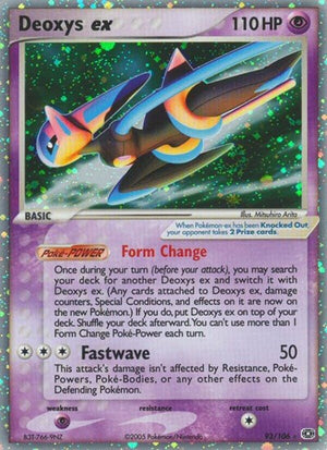 Pokemon TCG - EX Emerald - Deoxys ex - 93/106 - Holofoil