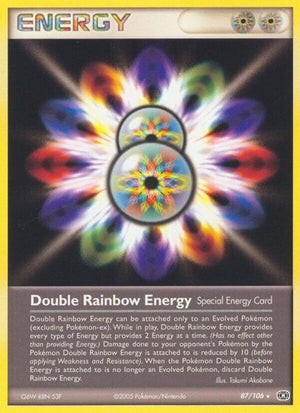 Pokemon TCG - EX Emerald - Double Rainbow Energy - 87/106