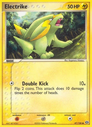 Pokemon TCG - EX Emerald - Electrike - 47/106 - Reverse Holofoil