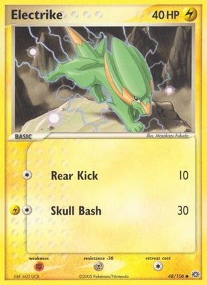 Pokemon TCG - EX Emerald - Electrike - 48/106 - Reverse Holofoil