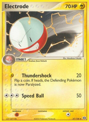 Pokemon TCG - EX Emerald - Electrode - 27/106