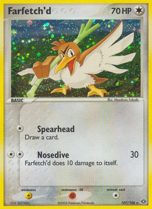 Pokemon TCG - EX Emerald - Farfetch'd - 107/106 - Holofoil